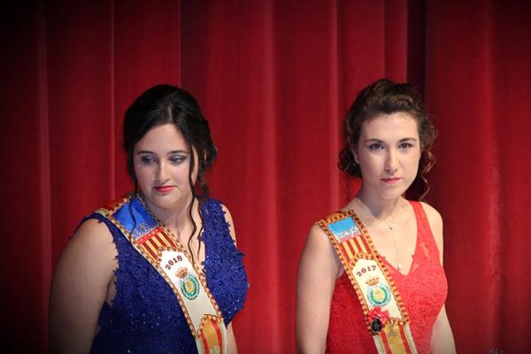 Entrega de la banda a la nueva Musa Mayor 2018