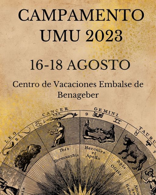 cartel campamento de verano de la umu