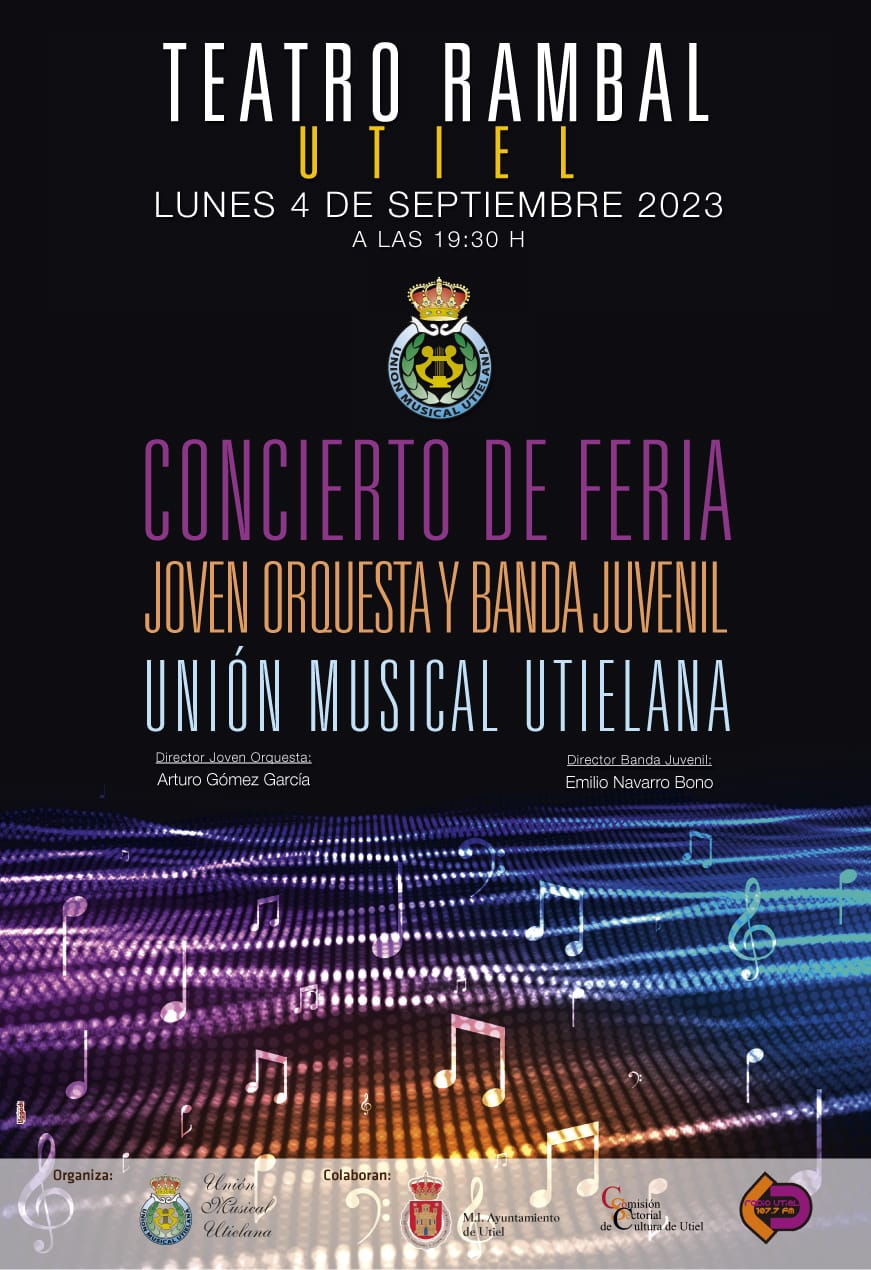 cartel concierto de feria