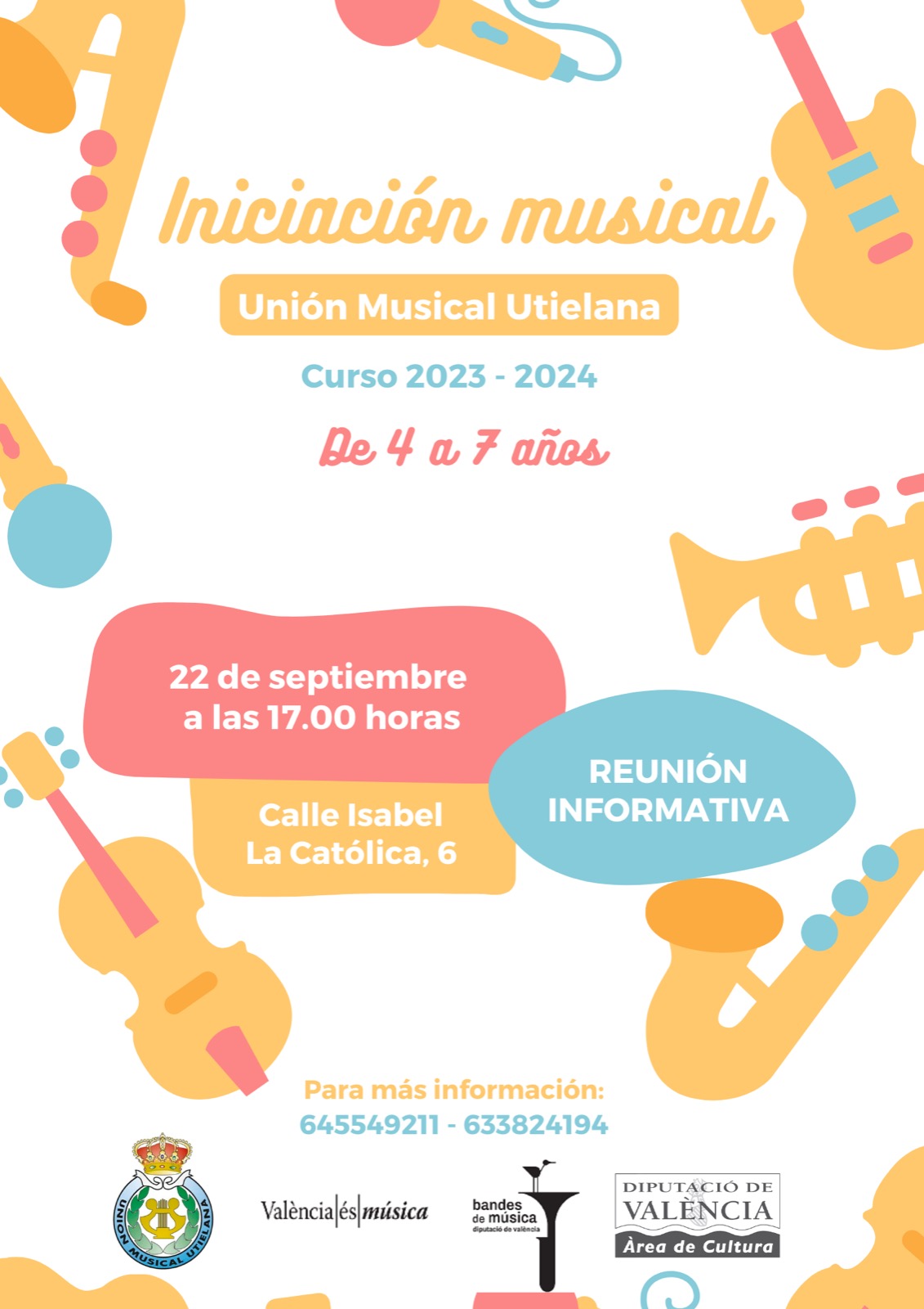 cartel iniciación musical