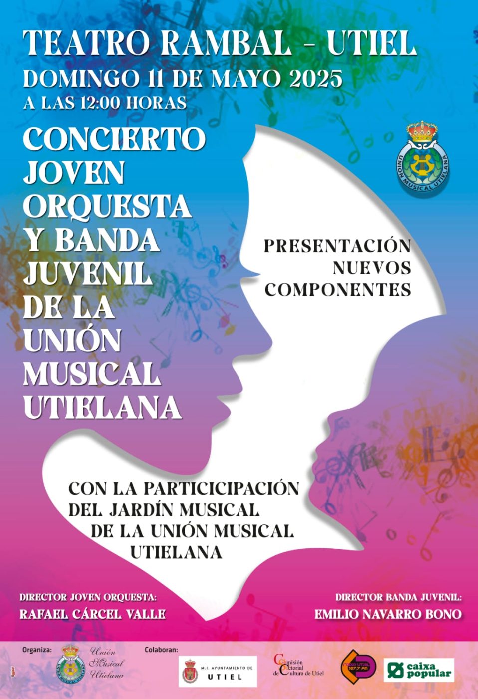 Concierto de la Joven Orquesta y Banda Juvenil de la Unión Musical Utielana